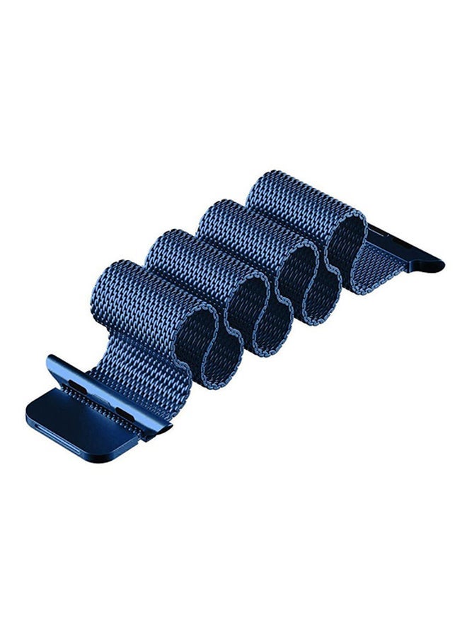 general Stainless Steel Milanese Loop Band For Apple Watch 42mm Blue - Image 5