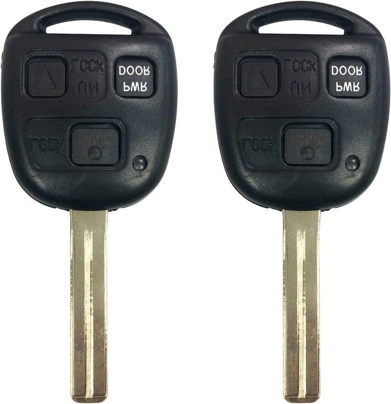 New Replacement Remote Key Fob for Lexus RX330 RX350 (2004-2009) by AUTOKEYMAX - Pair