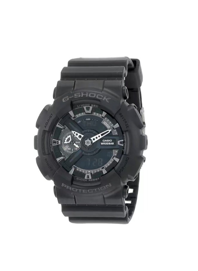 CASIO Casio Men's Quartz Watch, Analog-Digital Display and Silicone Strap  - Image 1