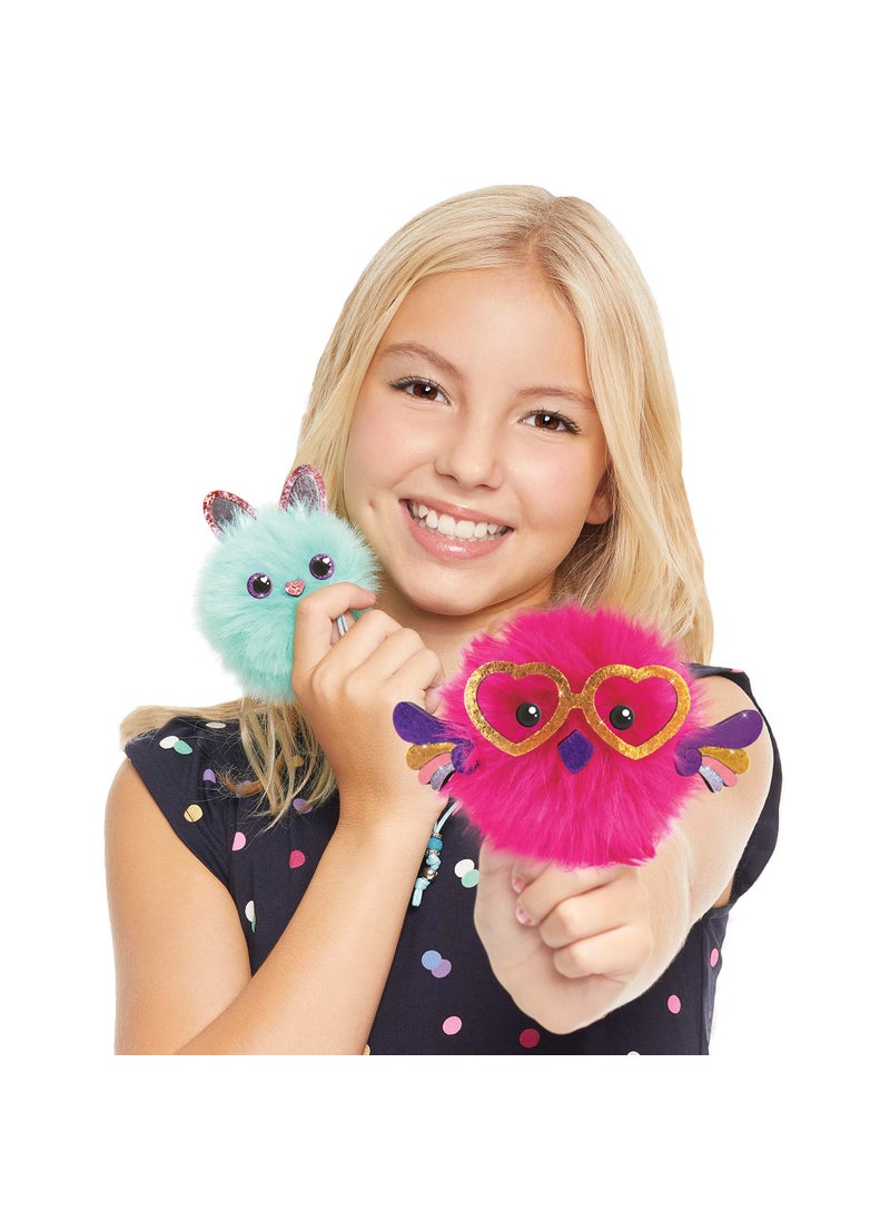 Make It Real Make It Real DIY Cuddle Mob Kit - Create 4 Adorable Pom Pom Characters with 36 Pieces - All-in-One Arts & Crafts Set for Tweens & Girls - Fun, Skill-Building Craft for Kids Ages 8+ Creative Gift  - Image 4