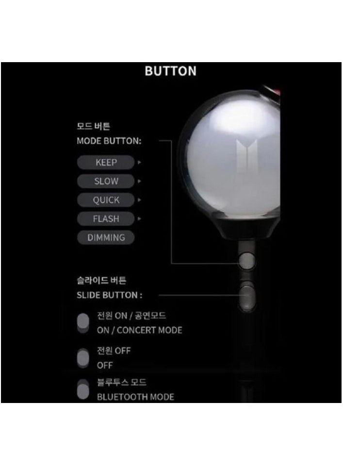 Generic - BTS Army Bomb V4 Lightstick Is Compatible With Bluetooth App - Image 1