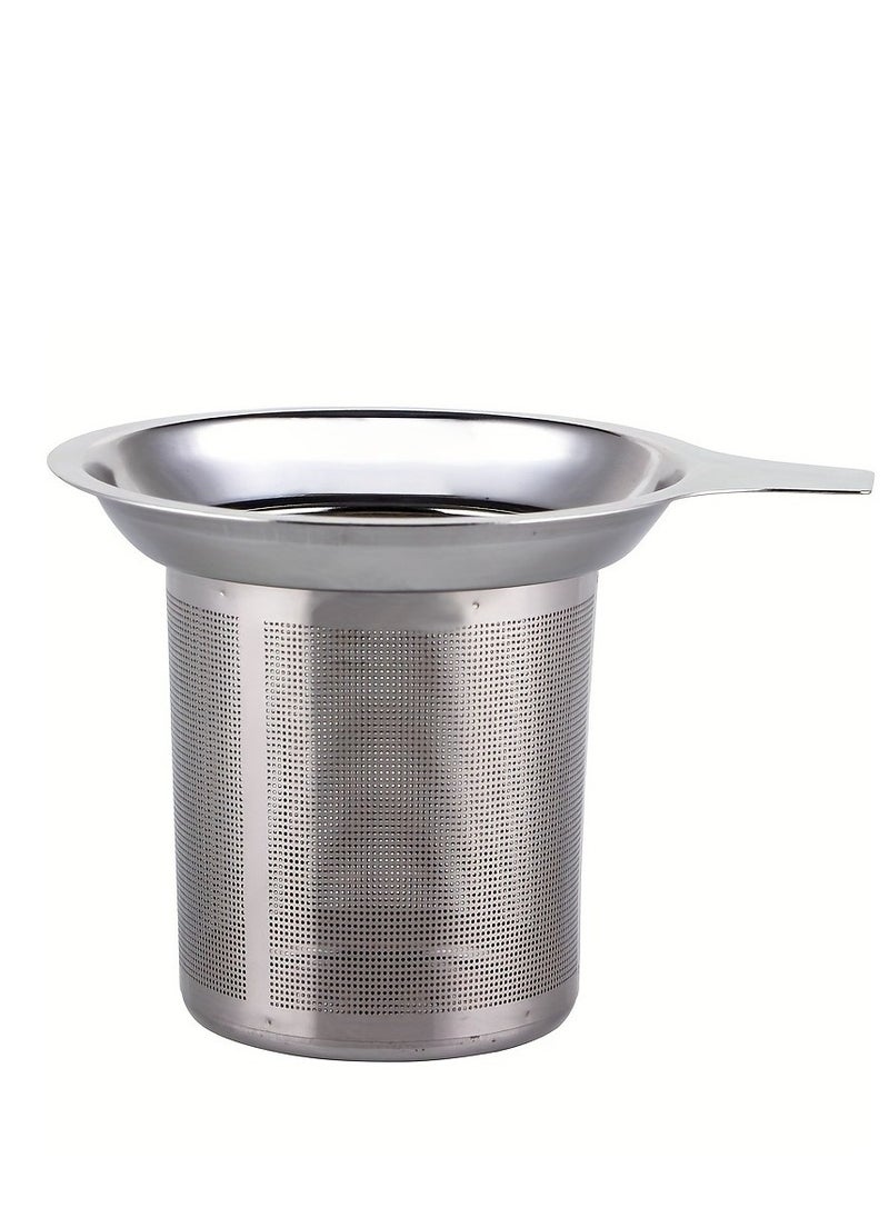 Generic - 1pc Premium Stainless Steel Tea Filter with Single Mesh for Precise Brewing and Leak-Free Pouring - Image 1
