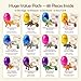 AONTESS Easter Egg Fillers Basket Stuffers Prefilled Easter Eggs 12 Pcs Dinosaur Toys Real Gemstones Scientific Gifts with Story Cards for Kids Easter Toys Party Favor foe Egg Hunt - Image 4