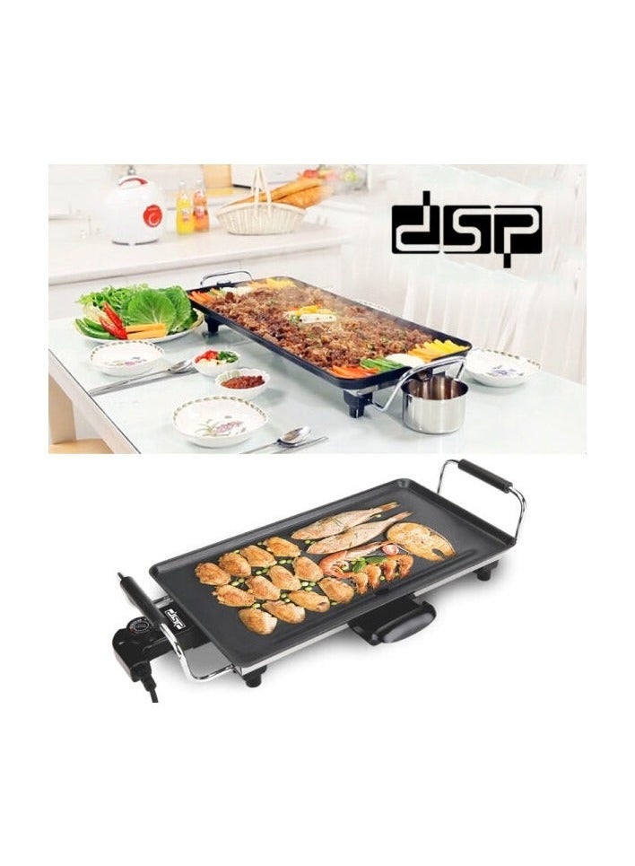 DSP Professional 2000W Electric BBQ Grill features a non-stick surface, even heat distribution, and a sleek design that's easy to use and clean, perfect for healthy indoor grilling. - Image 1
