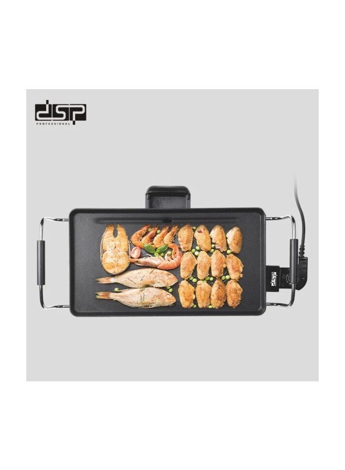 DSP Professional 2000W Electric BBQ Grill features a non-stick surface, even heat distribution, and a sleek design that's easy to use and clean, perfect for healthy indoor grilling. - Image 3