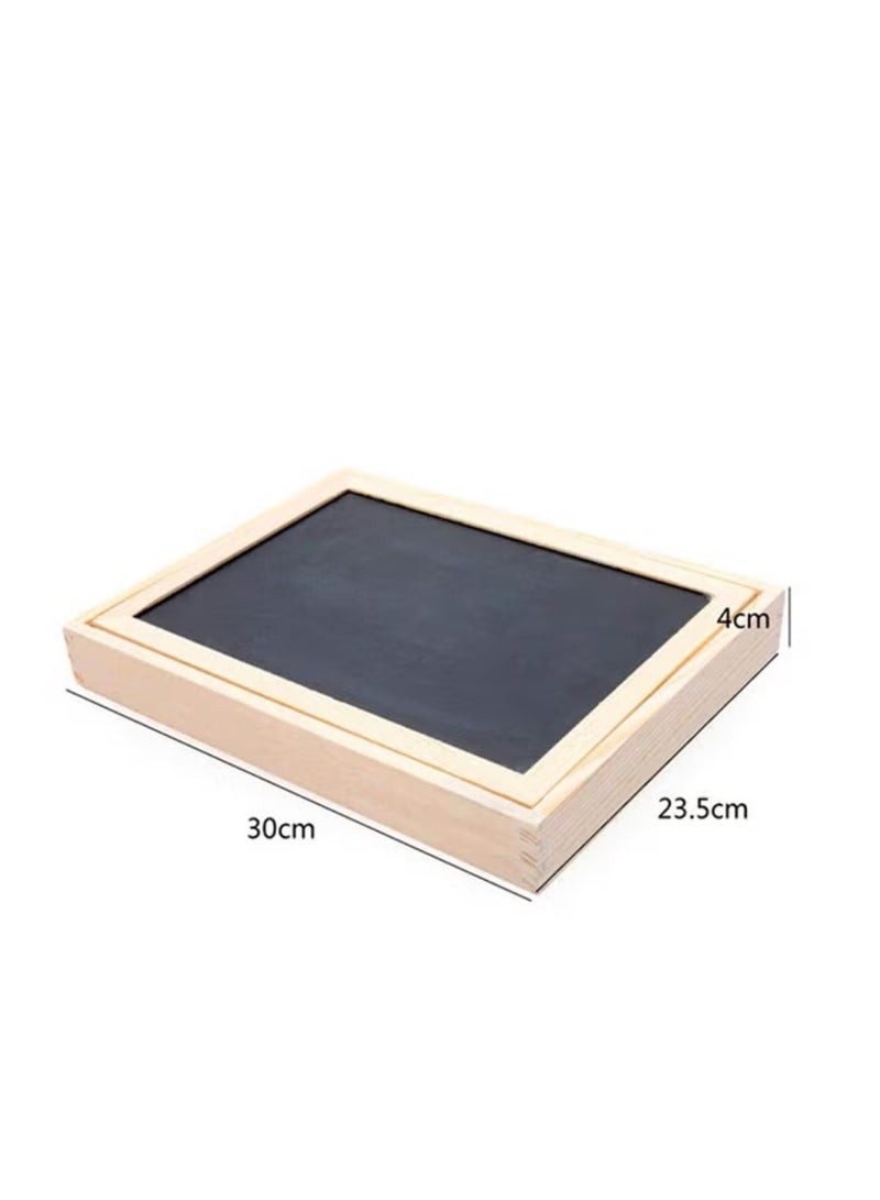 لوحة الرسم المغناطيسية ثلاثية في واحد للأطفال الصغار - لغز المزرعة التعليمي، نشاط الكتابة والمسح، لعبة سفر مع صندوق تخزين - Image 4