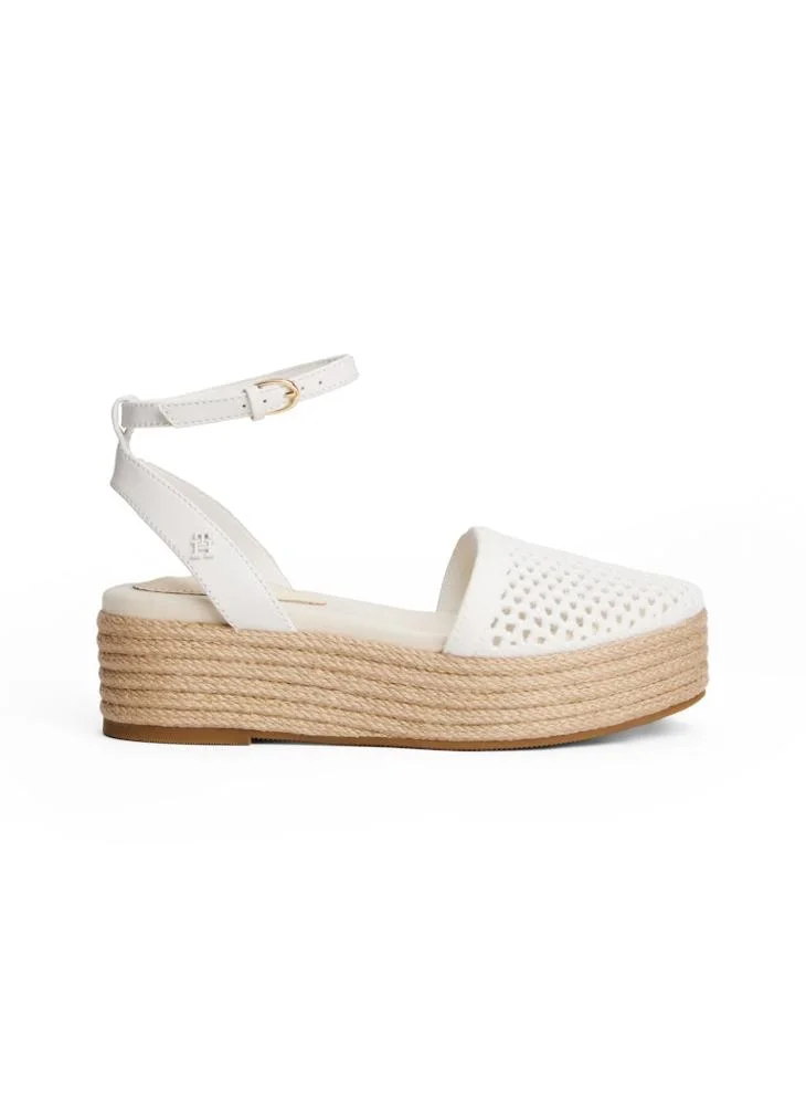 TOMMY HILFIGER Knit Mesh Platform Espadrille Sandals