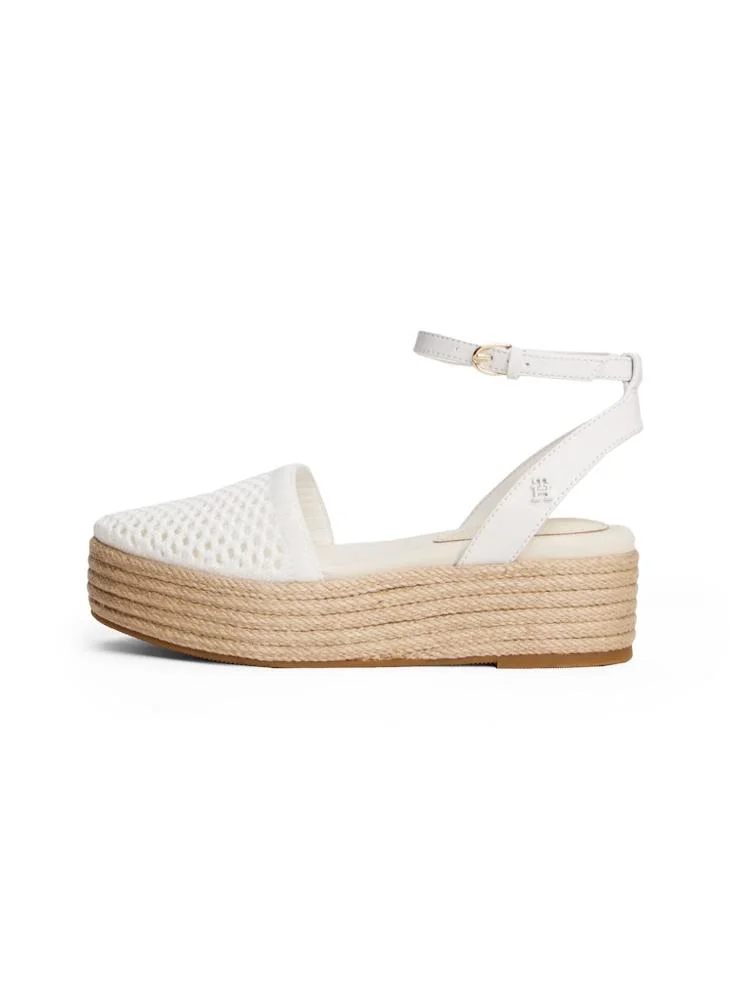 TOMMY HILFIGER Knit Mesh Platform Espadrille Sandals