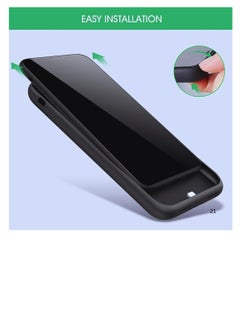Zexen 11 Pro Max Battery Case: 4500mAh Power Backup Cover for Ultimate Protection & Portable Charging, Sleek Black Design, Perfect for On-the-Go Power Needs  - Image 4