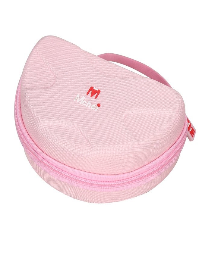 Mchoi Hard Travel Storage Case Fits for Sony MDR-ZX110 / MDRZX110AP / MDRZX110NC / MDR-ZX310AP ZX Series Wired On-Ear Headphones, Case Only, Pink - Image 5