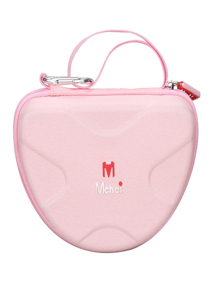Mchoi Hard Travel Storage Case Fits for Sony MDR-ZX110 / MDRZX110AP / MDRZX110NC / MDR-ZX310AP ZX Series Wired On-Ear Headphones, Case Only, Pink - Image 4
