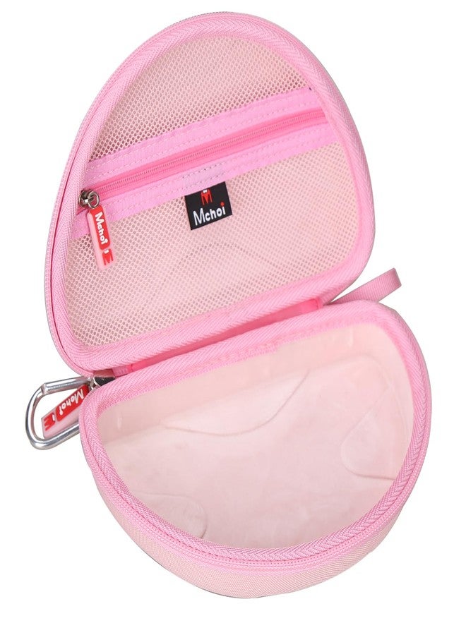 Mchoi Hard Travel Storage Case Fits for Sony MDR-ZX110 / MDRZX110AP / MDRZX110NC / MDR-ZX310AP ZX Series Wired On-Ear Headphones, Case Only, Pink - Image 3