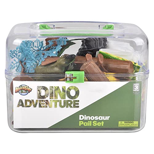 Adventure Planet Dinosaur Set with Carrying Case, 20-Piece - Image 4