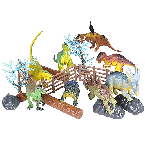 Adventure Planet Dinosaur Set with Carrying Case, 20-Piece - Image 2