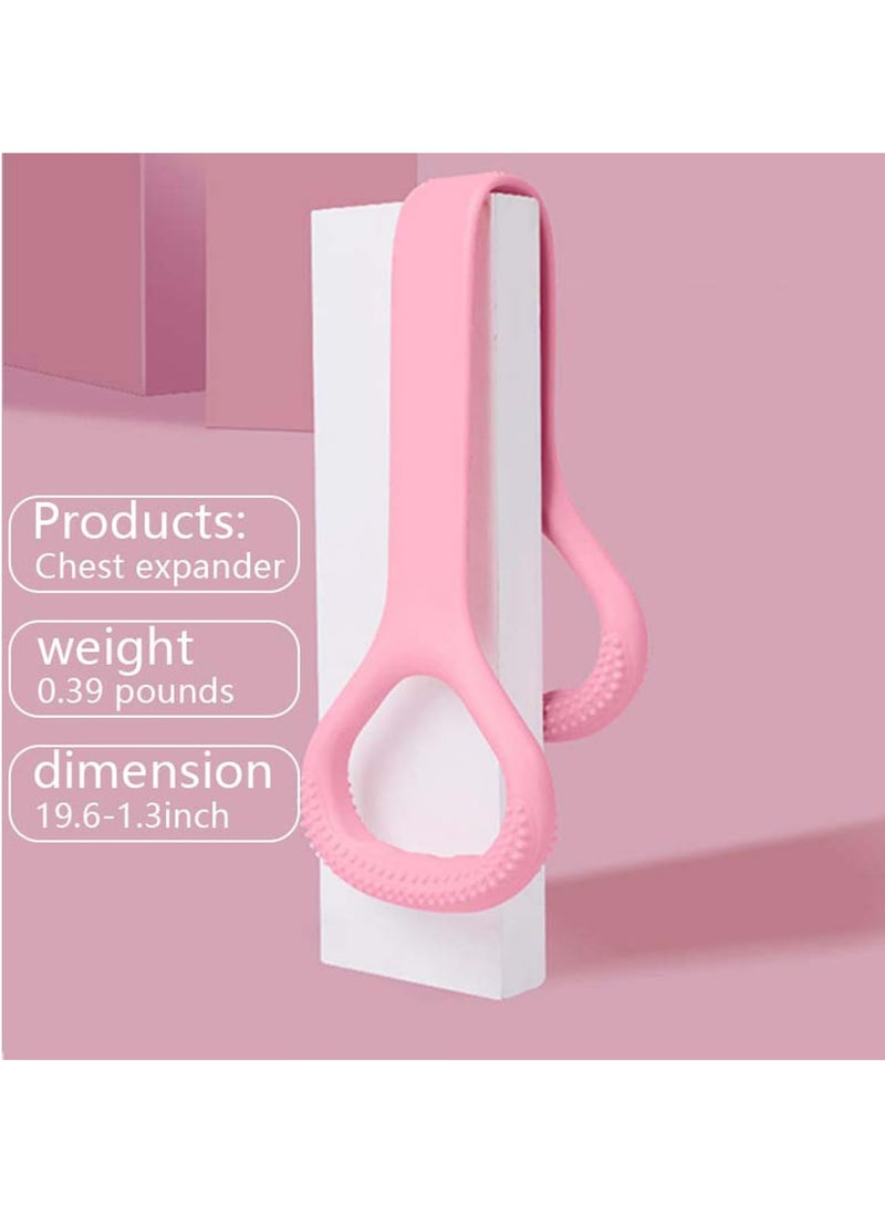 Generic Figure 8 Resistance Band, Arm Back Shoulder Exercise Elastic Rope Stretch Fitness Band, Foot, Leg, Hand Stretcher, Arm Exerciser for Yoga Pilates Stretching Physical Therapy, Home Gym Workout - Image 2