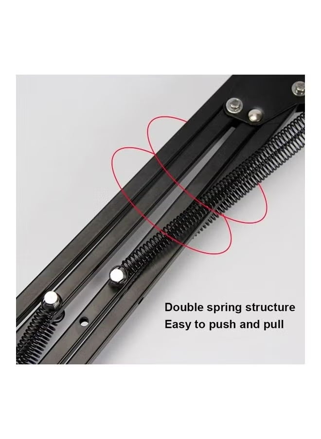 DUSALA Tablet Stand Phone Holder 2 in 1, iPad Holder for Desk Bed Mount, Tablet Phone Overhead Stand, 360 Degree Angle Adjustable, Aluminum C Clamp Desktop Stand Compatible with 4-12.9" Cellphone or Tablet - Image 2