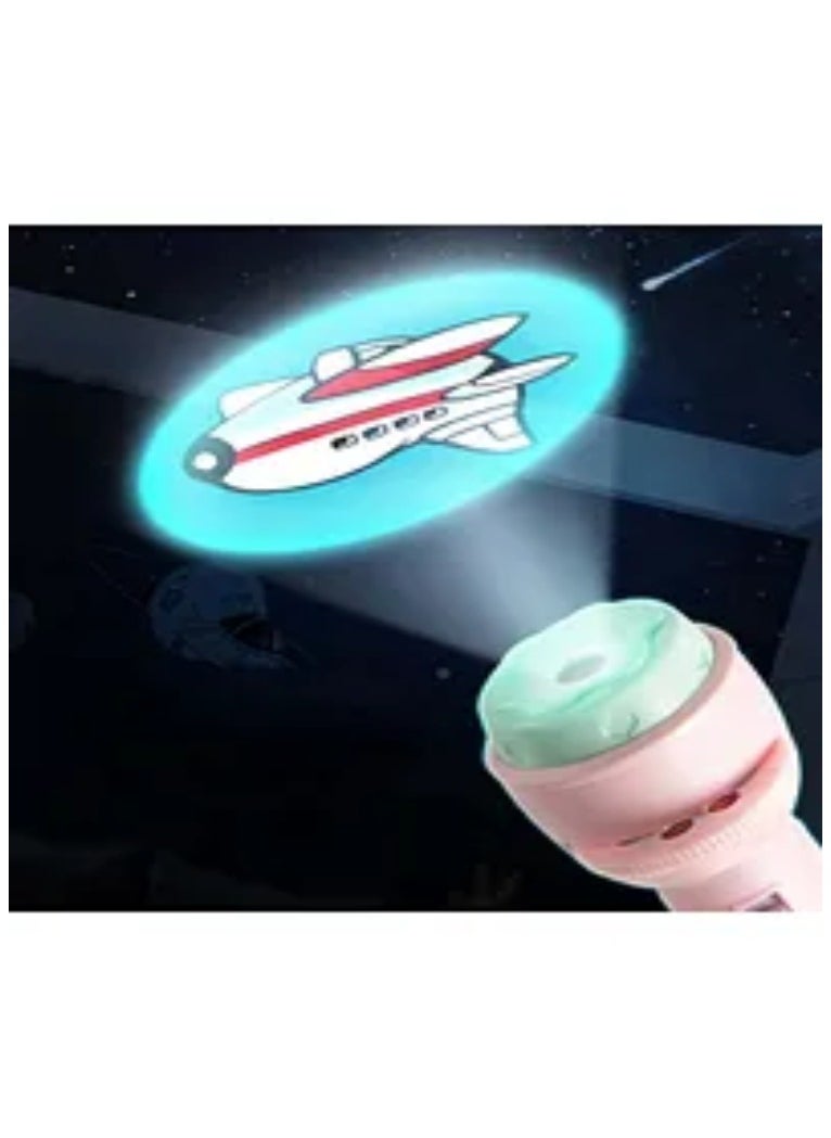 Generic - Toddler Projector Flashlight Cartoon Projector Toys Preschool Education 40 Patterns - Image 1