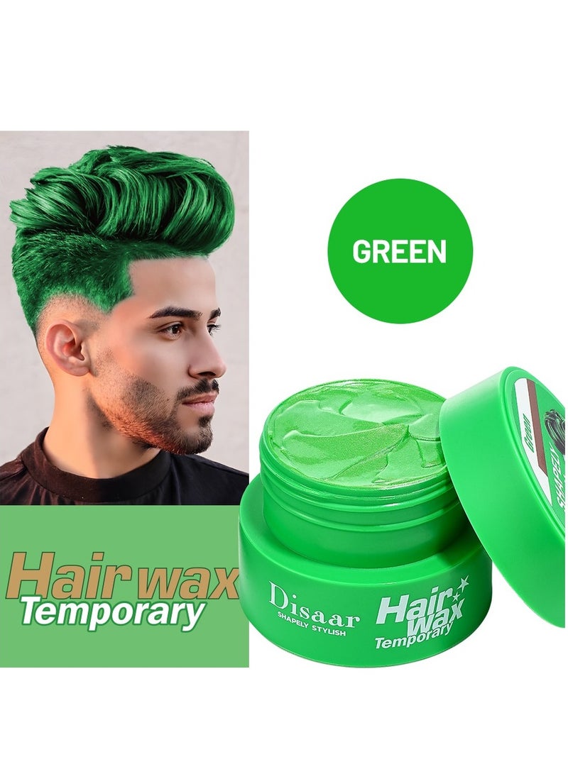 Disaar Hair Wax Temporary Instant Color (Green) 80 g - Image 1