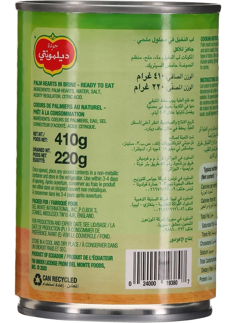 Del Monte Palm Hearts (Can) 12/410 Gm - Image 2