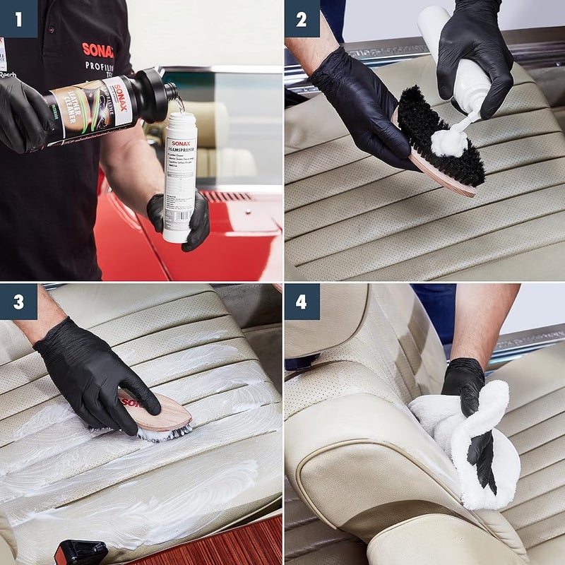 سوناكس منظف جلد من SONAX Profiline (سعة 1 لتر)، منظف رغوي قوي للجلود عالية الجودة، رقم المنتج: 02703000 - Image 1