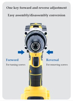 DUNISO Cordless Drill Set, Impact Drill Set with 1 Lithium-Ion Batteries  - Image 4
