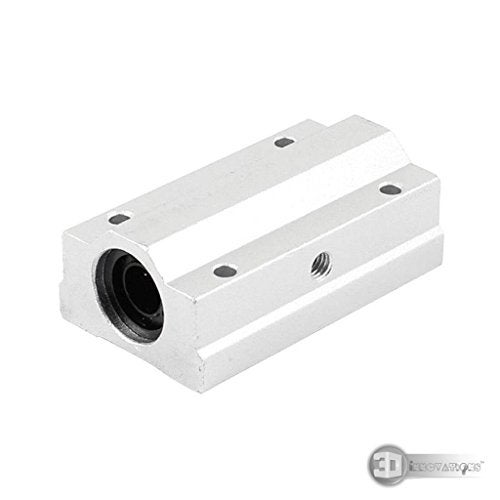 3DInnovations SCS8LUU / SC8LUU Slider Linear Bearing Block Sliding Unit Shaft Sliding Block for 3D Printer Parts CNC Parts Automation Part (1 pc) - Image 1