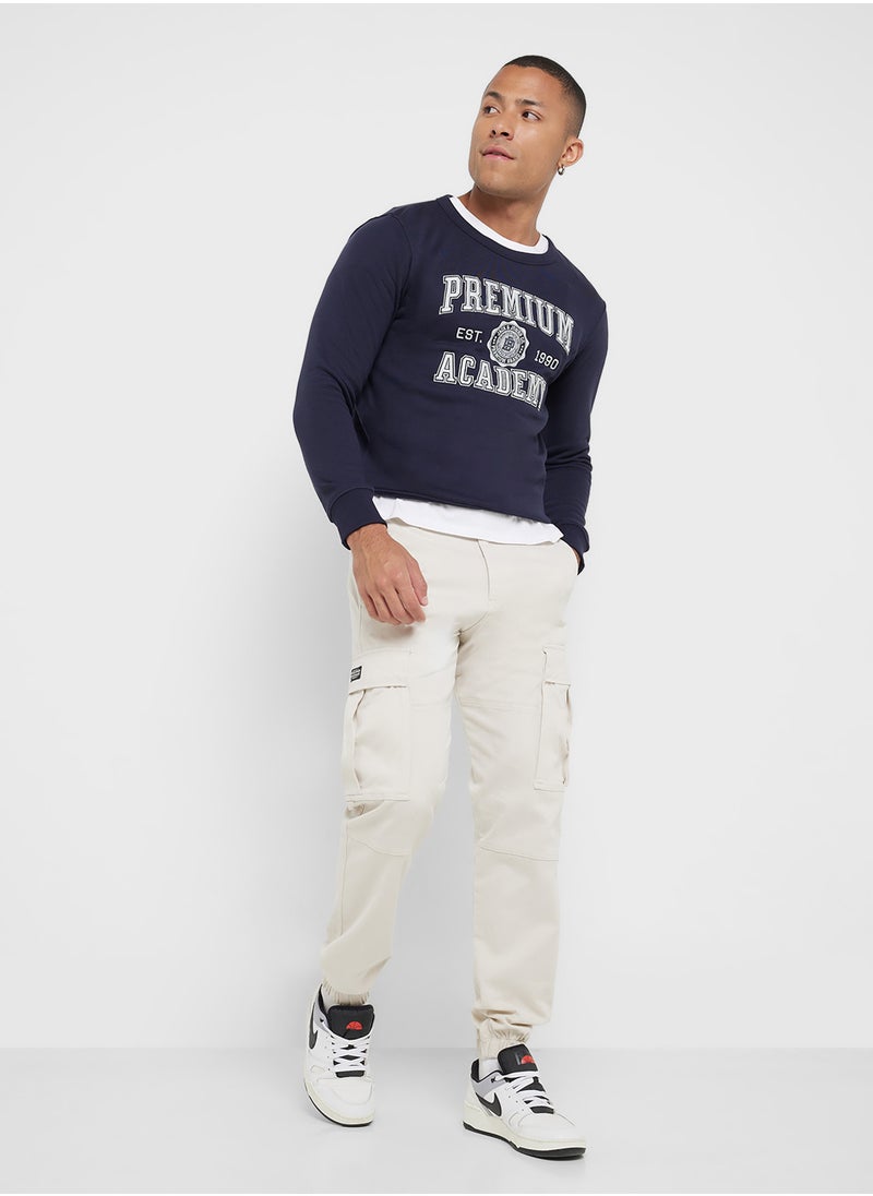 JACK & JONES Graphic Crew Neck Sweatshirt  - Image 4