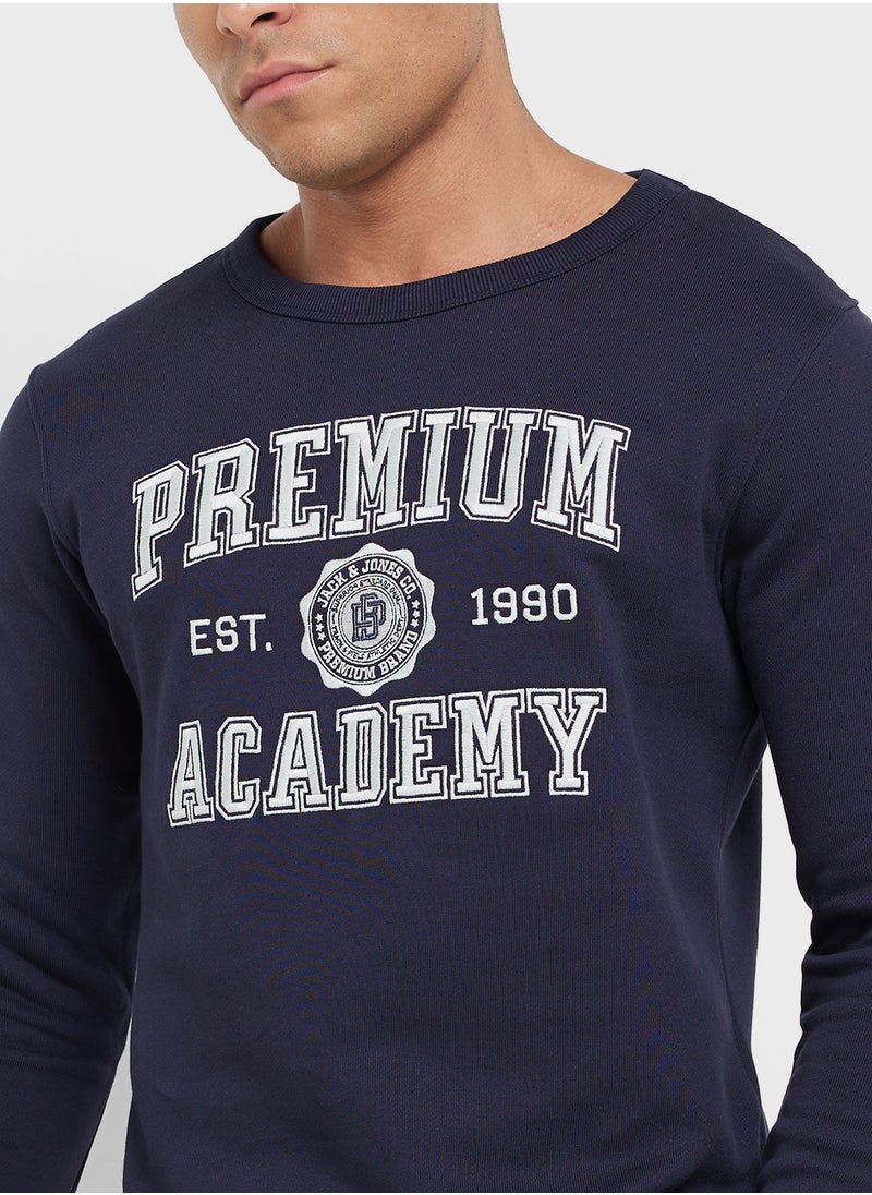 JACK & JONES Graphic Crew Neck Sweatshirt  - Image 3