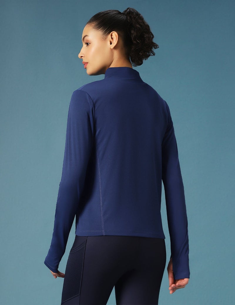 pump'd قميص رياضي نسائي نصف سحاب بأكمام كاملة - Image 3