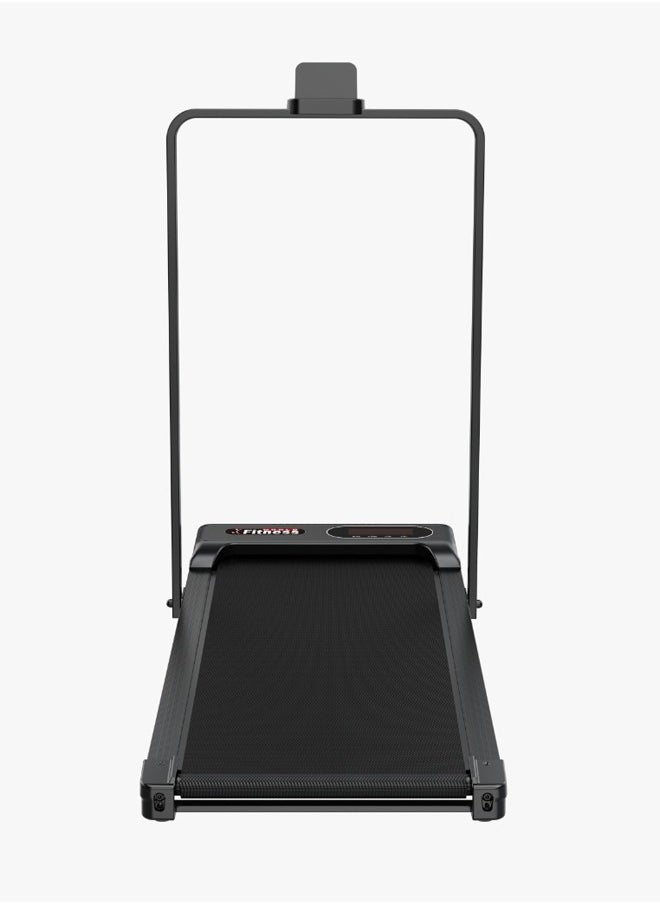 Universal Treadmill 100kg Capacity 1.75HP 2-in-1 Foldable 2-Level Manual Incline with Remote Control, Equipped with iPad Holder and Wheels for Easy Mobility
