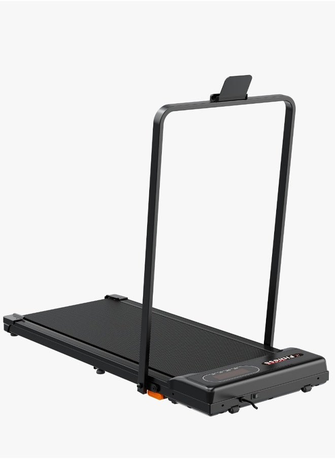 Universal Treadmill 100kg Capacity 1.75HP 2-in-1 Foldable 2-Level Manual Incline with Remote Control, Equipped with iPad Holder and Wheels for Easy Mobility