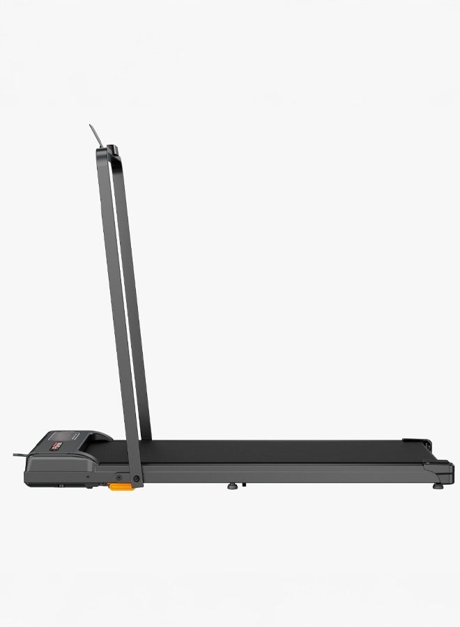 Fitness World Universal Treadmill 100kg Capacity 1.75HP 2-in-1 Foldable 2-Level Manual Incline with Remote Control, Equipped with iPad Holder and Wheels for Easy Mobility - Image 4