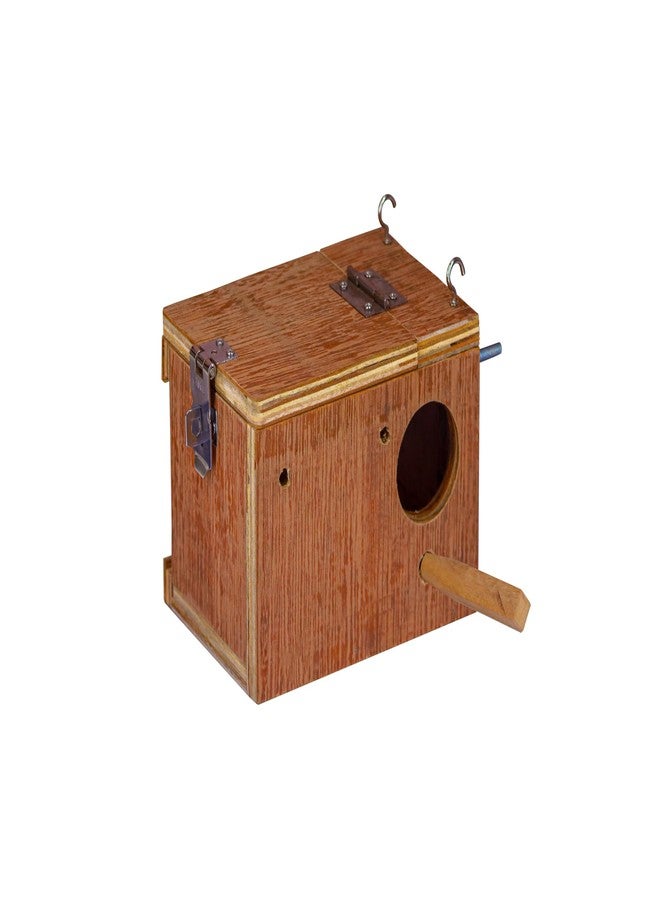CRIB FACTORY CRIBFACTORY | WOOODEN BREEDING Box for Finches | ONE Side Transparent | 7x5x5 INCH - Image 5