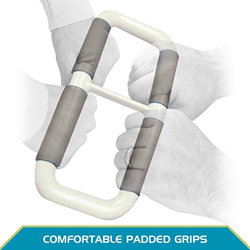 Stander Able Life Universal Standing Handle, Lift Aid for Senior, Bariatric, or Handicap Patient, Assists Caregiver or Nurse, Replaces Gait Belt, Ivory with Rubber Grip - Image 3