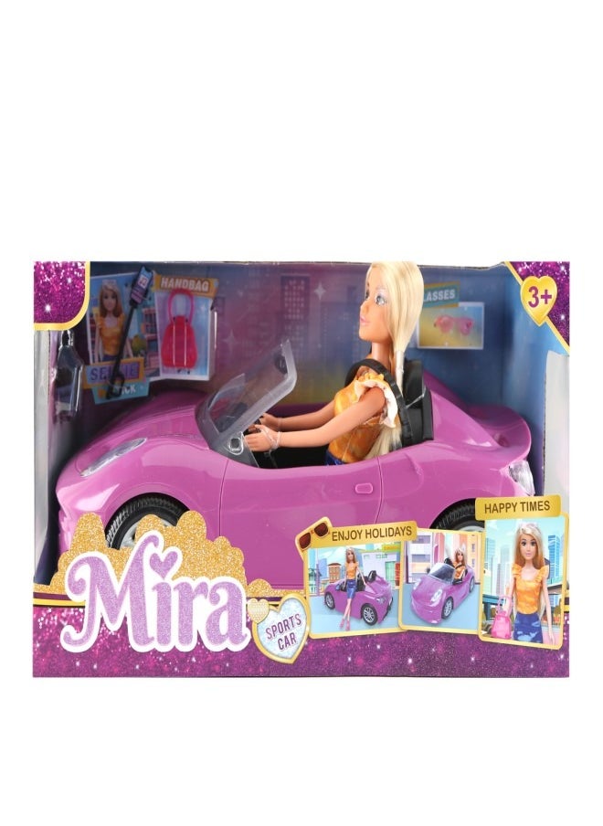 MIRA - Fashion Doll with Sports Car - pzsku/Z09493365440F54D4AFC1Z/45/_/1740649873/e9d9ad1e-9fad-48b0-b438-bec5b9d01e4f