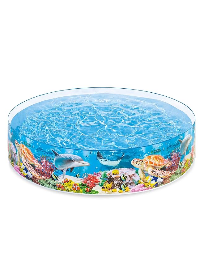INTEX Deep Sea Blue Snapset Kiddie Swimming Pool - Image 1