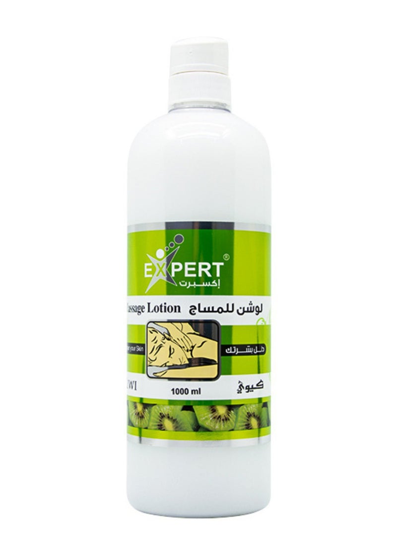 EXPERT Massage Lotion – Kiwi – Natural Skin Hydration & Refreshment – 1000 ml - Image 1
