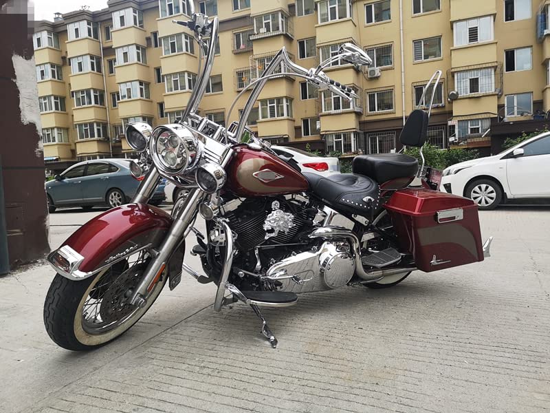 FENGREN Rear Backrest Sissy Bar For Harley Davidson Heritage Softail FXSTC FLSTC Springer FLSTS Fat Boy EFI FLSTF - Image 5