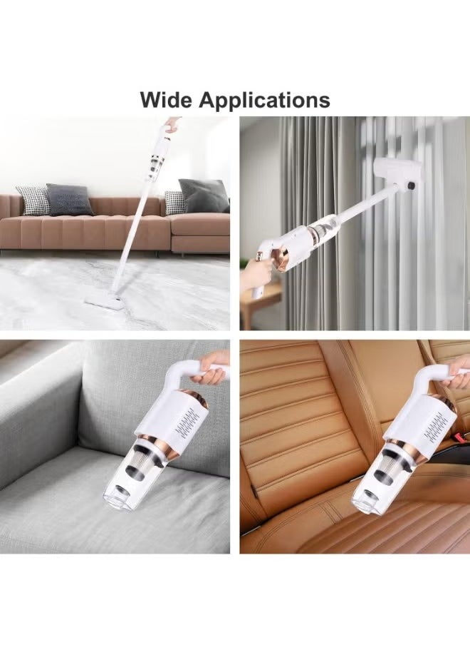 TIGER - Cordless Hand Vac – Quick Clean Rechargeable Handheld Vacuum Cleaner with Large Dustbowl, Wall-Mountable, Bagless, Lightweight, and Wireless Design – Ideal for Home, Car, and Quick Cleanups – Efficient Charging, Perfect for Daily Use - Image 1