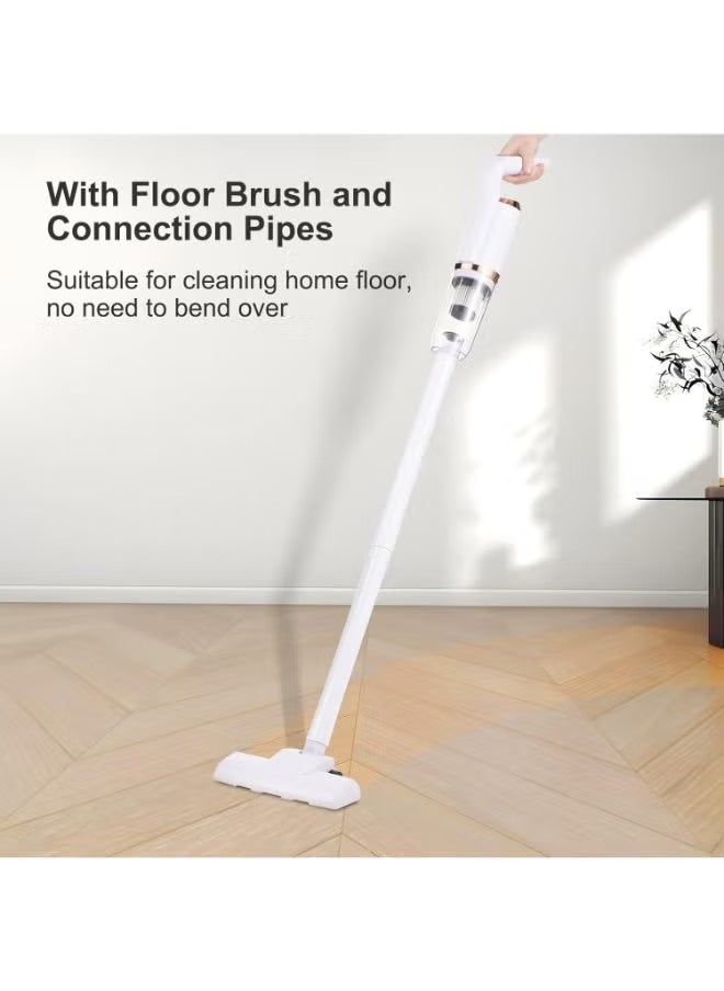 TIGER - Cordless Hand Vac – Quick Clean Rechargeable Handheld Vacuum Cleaner with Large Dustbowl, Wall-Mountable, Bagless, Lightweight, and Wireless Design – Ideal for Home, Car, and Quick Cleanups – Efficient Charging, Perfect for Daily Use - Image 1
