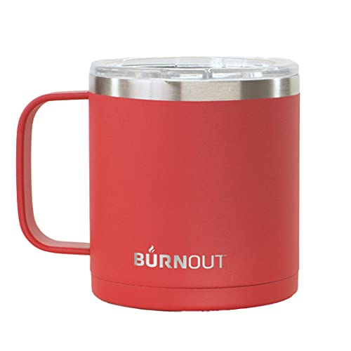 BurnOut 2.0 Instant Drinkability Temperature Control Mug (14 oz Red) - Image 1