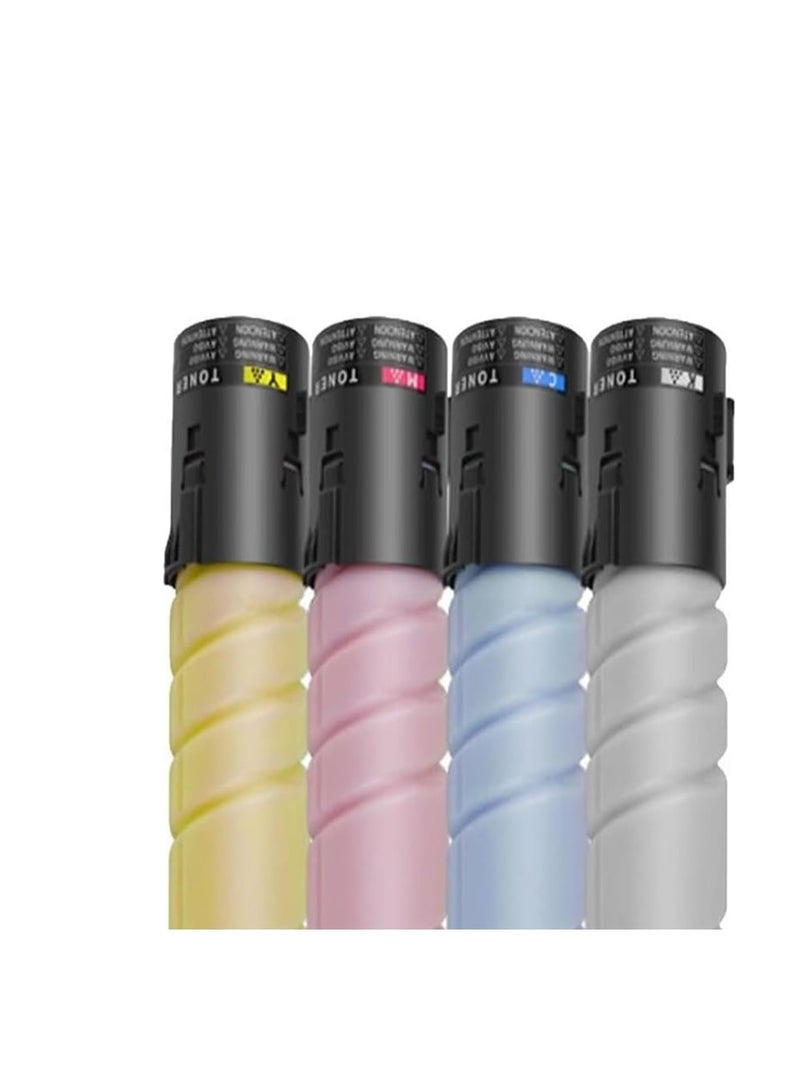 Terabyte TN-228 TN229 TN228 TN229 Toner Cartridge Works Compatible for Konica Minolta Bizhub C226i C286i C7222i C7228i Printers (4-Pack) - Image 2