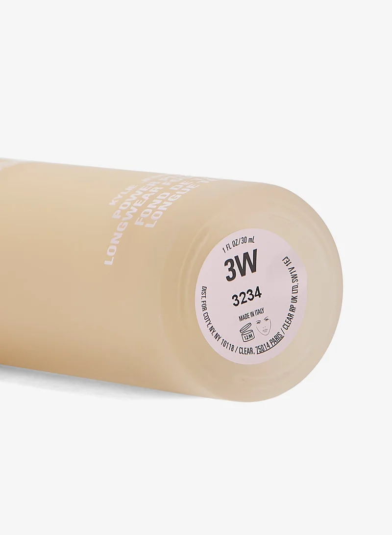 Kylie Cosmetics Power Plush Longwear Foundation - 3W, 30Ml