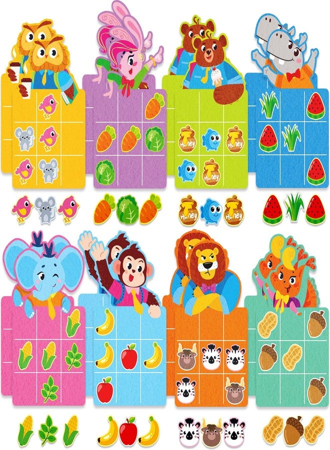 Golray 16Pack Tic Tac Toe Strategic Board Games for Kids Animal Party Favors Birthday Gift Bulk Goodie Treat Bag Stuffers Classroom Carnival Prizes Travel Games Treasure Chest Box Jungle Animal Toys - Image 2