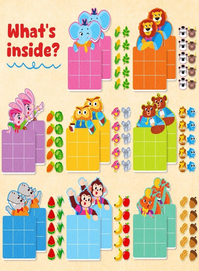 Golray 16Pack Tic Tac Toe Strategic Board Games for Kids Animal Party Favors Birthday Gift Bulk Goodie Treat Bag Stuffers Classroom Carnival Prizes Travel Games Treasure Chest Box Jungle Animal Toys - Image 4