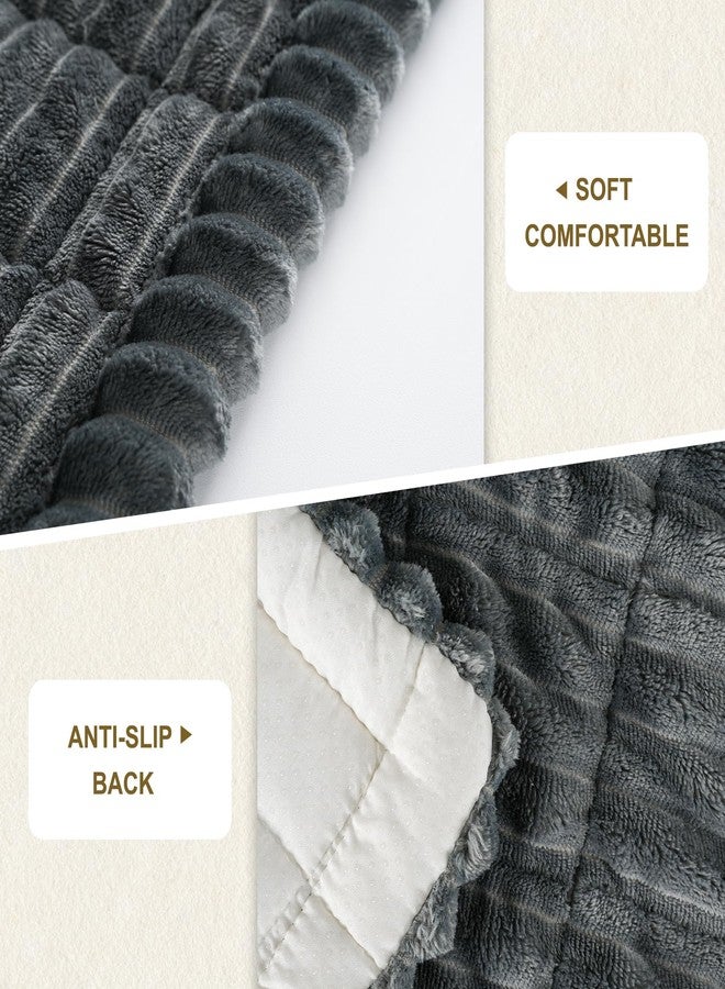 VSIWB Dog Car Seat Cover for Back Seat Fit for Backseat Extenders Dog Bed Mats for Car Soft Nonslip Washable Travel Pet Mat Seat Protector for Cars Trucks and SUVs(Dark Grey, 24.8" x 54") - Image 2