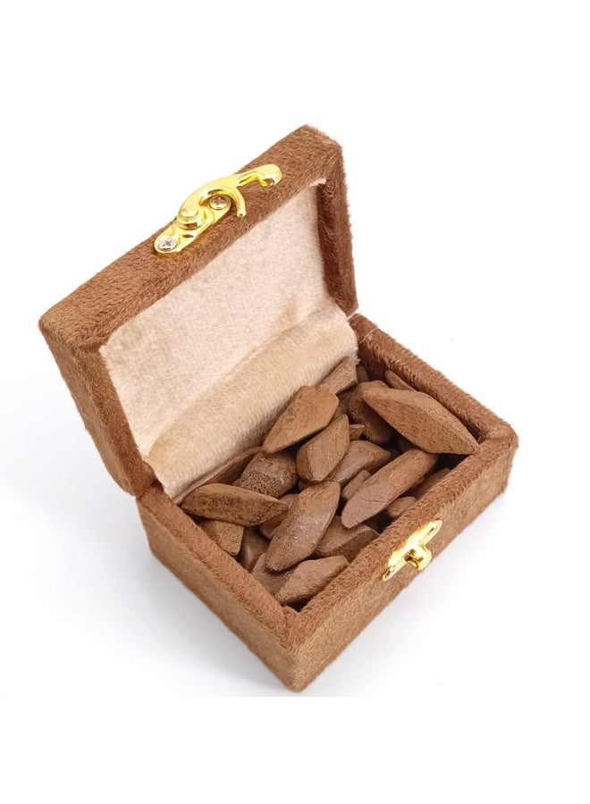 Akarm Akarim Maroki Oud Mini-Pieces (Enhanced) - 1 Ounce (28g) with Velvet Box - Image 3