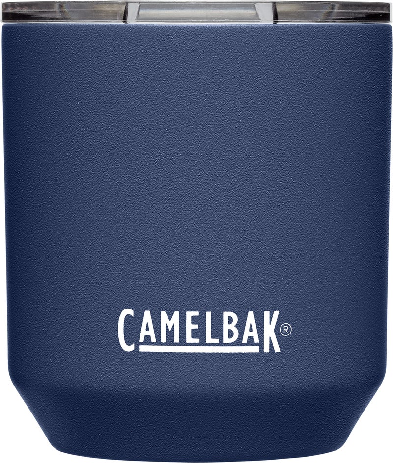 CamelBak Horizon 10oz Rocks Tumbler in Navy - Insulated Stainless Steel Cocktail Glass with Non-Slip Tri-Lid - Image 1