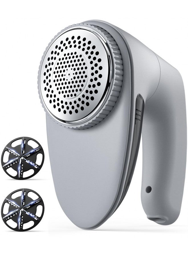Bymore Fabric Shaver, Lint Shaver, Lint Remover Defuzzer Sweater Shaver for Clothes and Furniture(6-Leaf Blades,65mm Mesh,2 Blades Extra) - Image 1