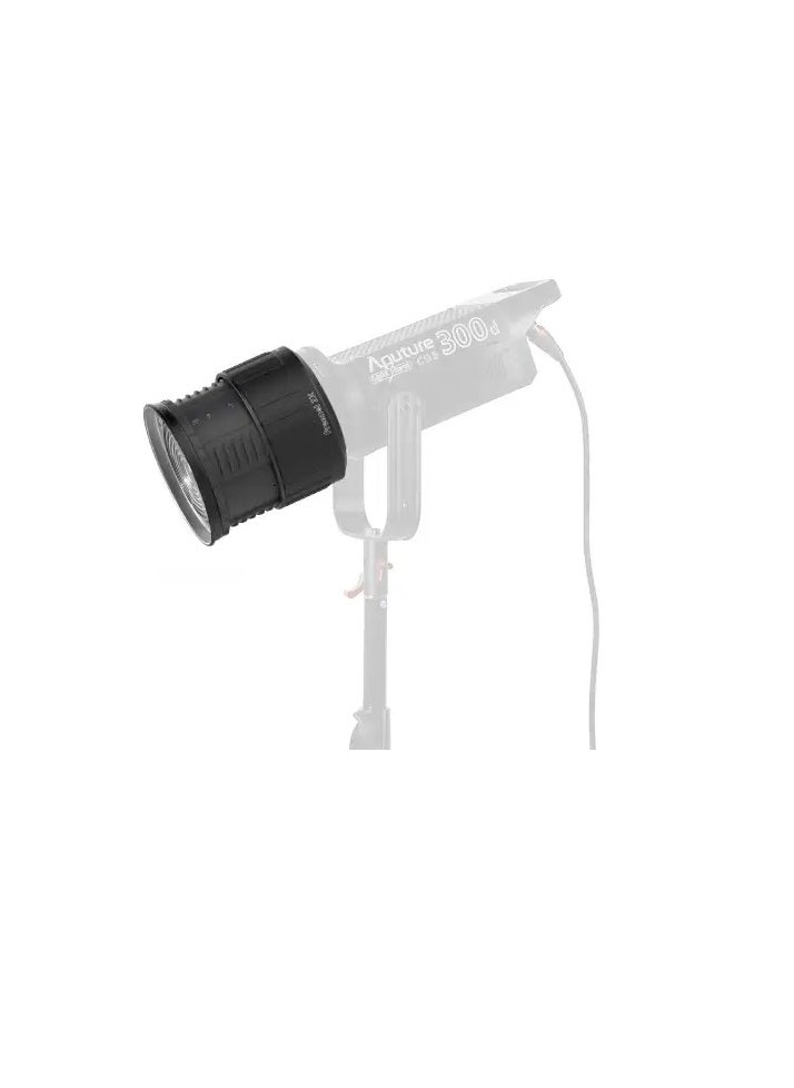 Aputure Aputure Fresnel 2X – 5.5″ Dual‑Lens Bowens Mount Fresnel with Rotating Barrel (12–40° Spot‑to‑Flood), Padded Carry Case  - Image 1